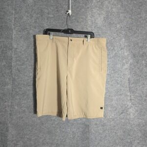 Zero‎ Restriction Tour Series Mens 38 Tan Golf Shorts Stretch Performance Khaki